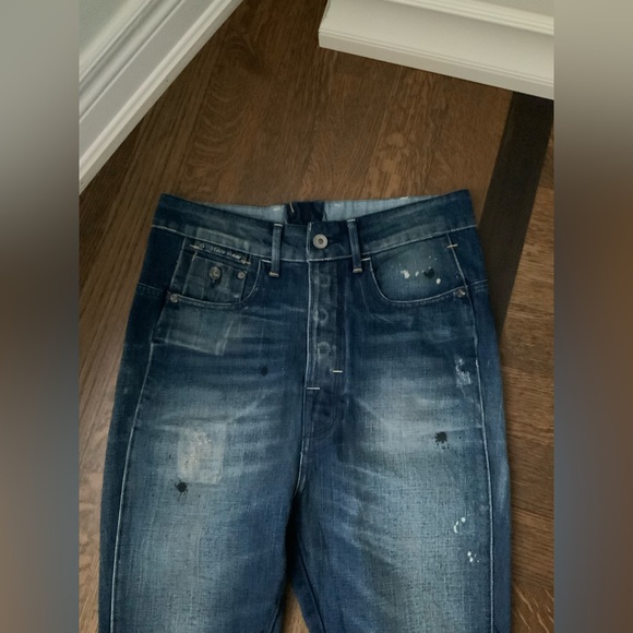 G-STAR RAW Distressed Paint Splatter Rips Fade Women’s Jeans Size 30 BRAND NEW - Picture 15 of 16